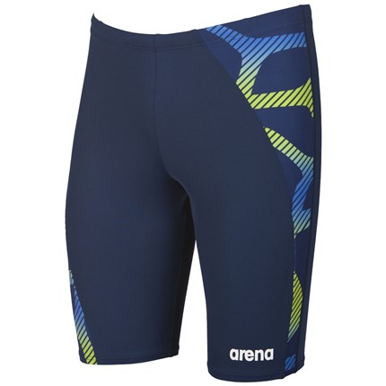 ARENA Men's Spider Panel Jammer (Navy/Leaf (706))
