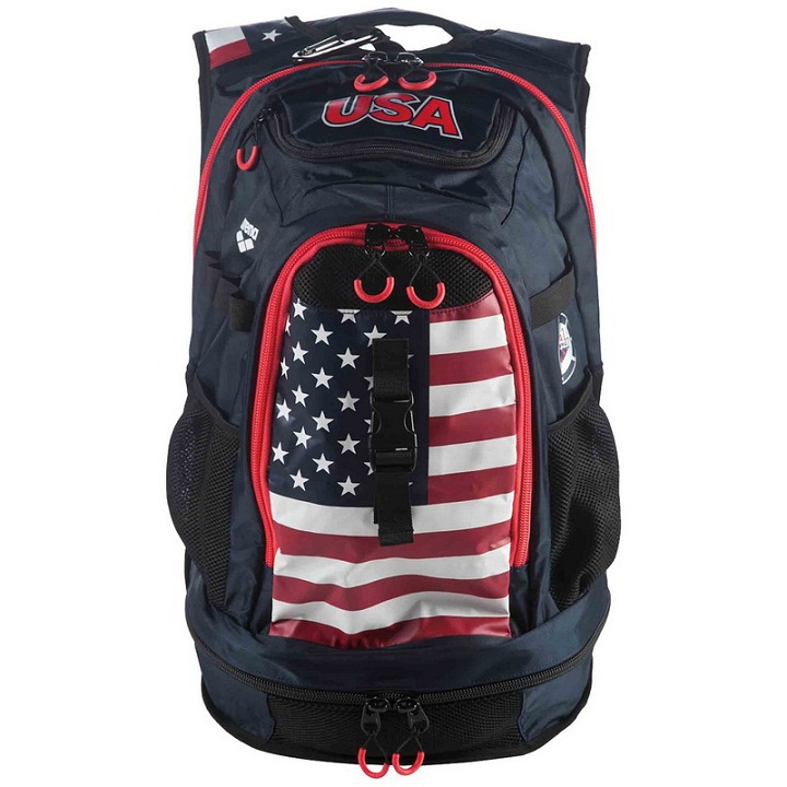 ARENA Official USA Swimming National Team Backpack 45L (Navy (700))