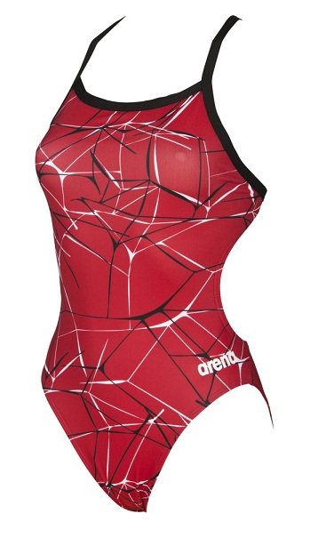 ARENA Women's Water Challenge Back One Piece (Red/Black (405))