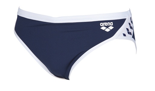 ARENA Team Stripe Men's Swim Brief (Navy/White (701))