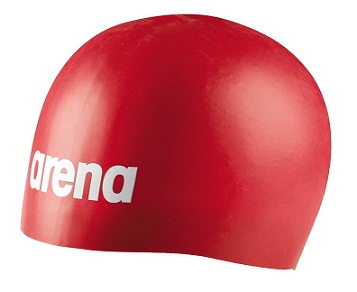 ARENA Moulded Pro II Swim Cap (Red (401))