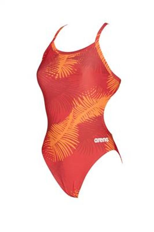 ARENA W Palm Forest Light Drop Back One Piece Fl Variants (Red/Orange (403))