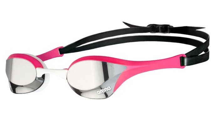 ARENA Cobra Ultra Swipe Mirror Goggles (Silver/Pink (590))