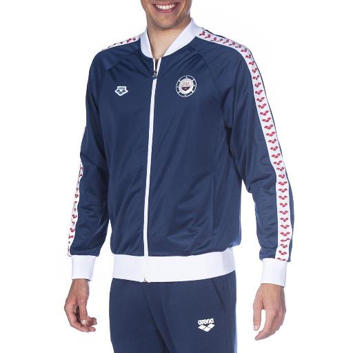 Arena Men's National Team Relax IV Jacket (Navy-White-Red (741))