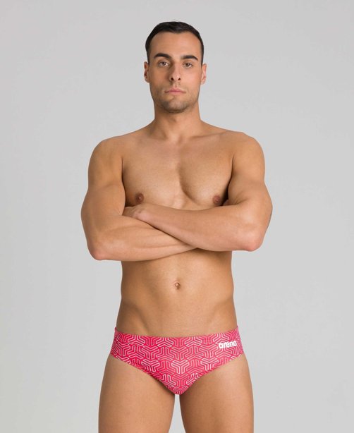 ARENA Mens Kikko Brief Variants (Red-Multi Red (450))