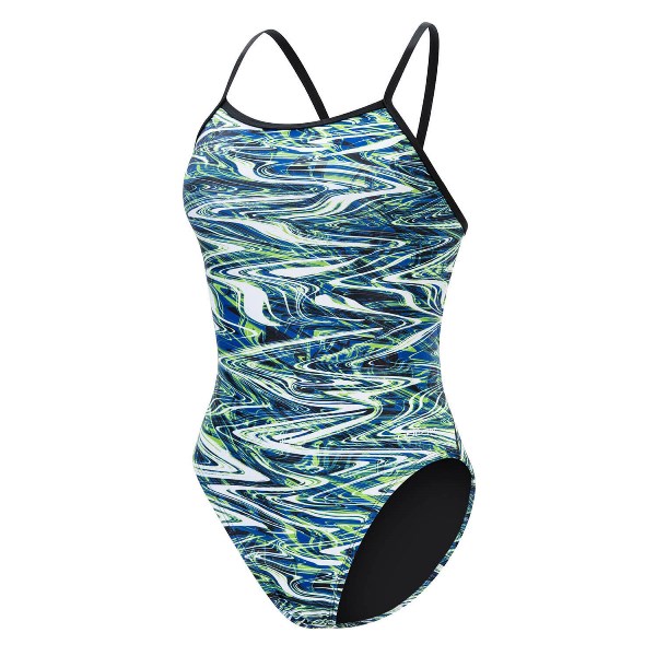 DOLFIN Jet Stream Swimsuit (Blue/Green (A39))