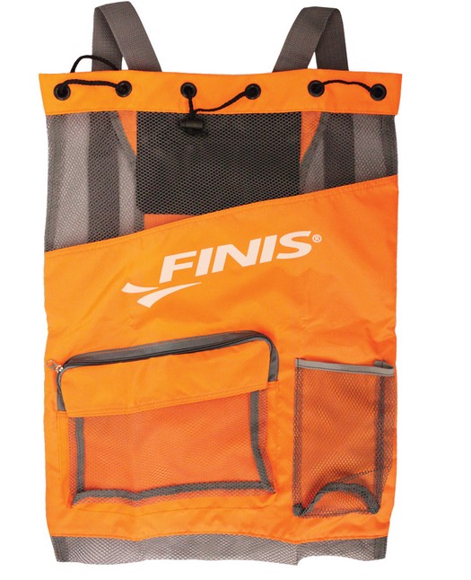 Finis Ultra Mesh Gear Backpack ( Neon Orange-Gray)