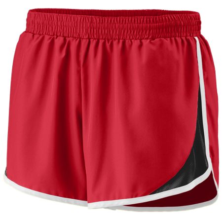 AUGUSTA Female Adrenaline Short - Youth (Red/Black/White)