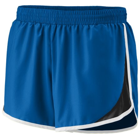 AUGUSTA Female Adrenaline Short - Youth (Royal/Black/White)