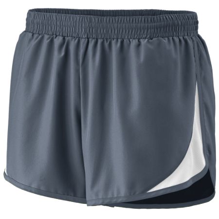 AUGUSTA Female Adrenaline Short - Youth (Graphite/White/Graphite)