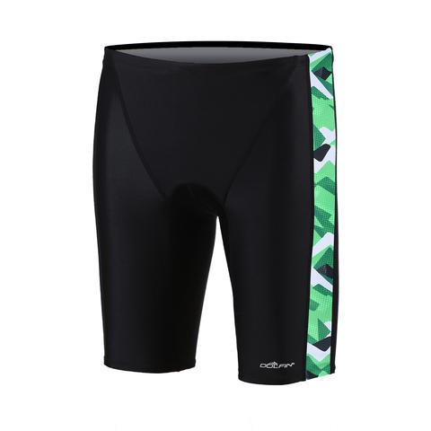 DOLFIN Men's ExtraSleek Eco Spliced Jammer (Denali, Hurricane, Spyker) (Green (527))