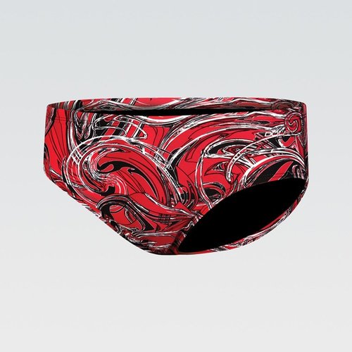 DOLFINS Men's Graphlite Series All-Over Racer (Red Tidal Wave (685))