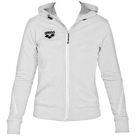 ARENA Women's Team Line Hooded Jacket (White (10))