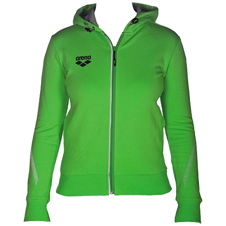 ARENA Women's Team Line Hooded Jacket (Leaf (607))