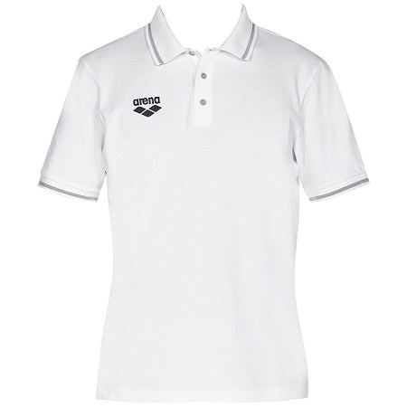 ARENA Team Line Short Sleeve Polo (White (10))