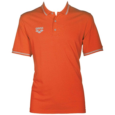 ARENA Team Line Short Sleeve Polo (Mango (30))