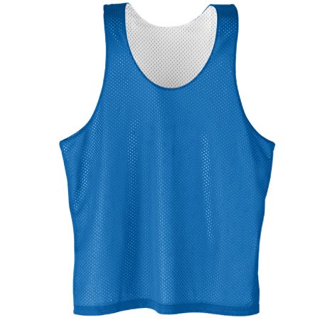 AUGUSTA Reversible Tricot Mesh Pinnie - Adult (Royal)