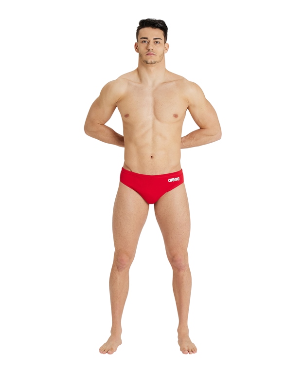 ARENA Solid Waterpolo Brief (Red (045))