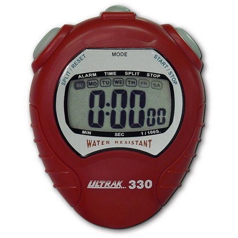 ULTRAK 330 Jumbo Display Stopwatch (Red)