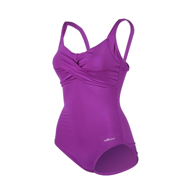 DOLFIN Aquashape Drape Front One Piece Swimsuit (Purple (290))