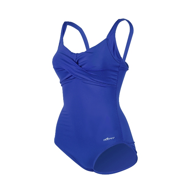 DOLFIN Aquashape Drape Front One Piece Swimsuit (Blue (480))