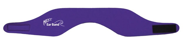 MACKS Ear Band Swimming Headband (Purple)