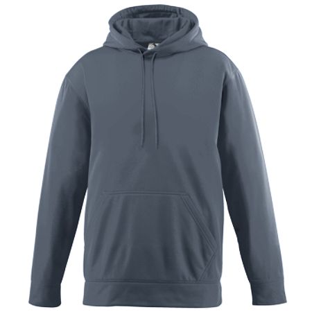 AUGUSTA Wicking Fleece Hooded Sweatshirt - Youth (Graphite)