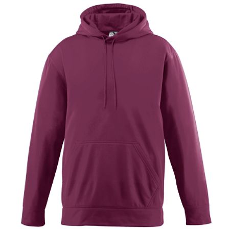 AUGUSTA Wicking Fleece Hooded Sweatshirt - Youth (Maroon)