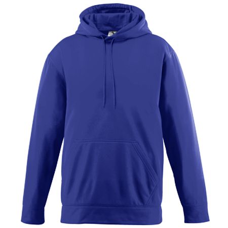 AUGUSTA Wicking Fleece Hooded Sweatshirt - Youth (Purple)