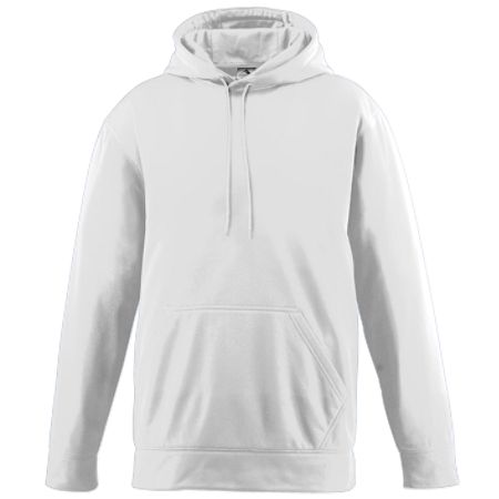 AUGUSTA Wicking Fleece Hooded Sweatshirt - Youth (White)