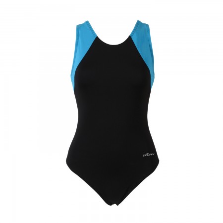 DOLFIN Aquashape Moderate Lap Suit Color Block (Black/Turq (932))