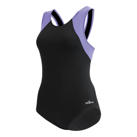 Lap Suit (Black/Purple (933))