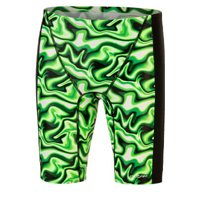 DOLFIN XtraSleek Men's Surge Spliced Jammer (Green (B10))