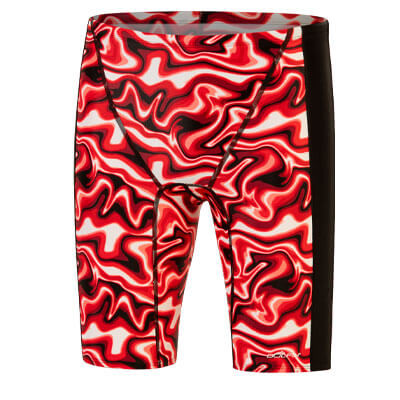 DOLFIN XtraSleek Men's Surge Spliced Jammer (Red (B12))