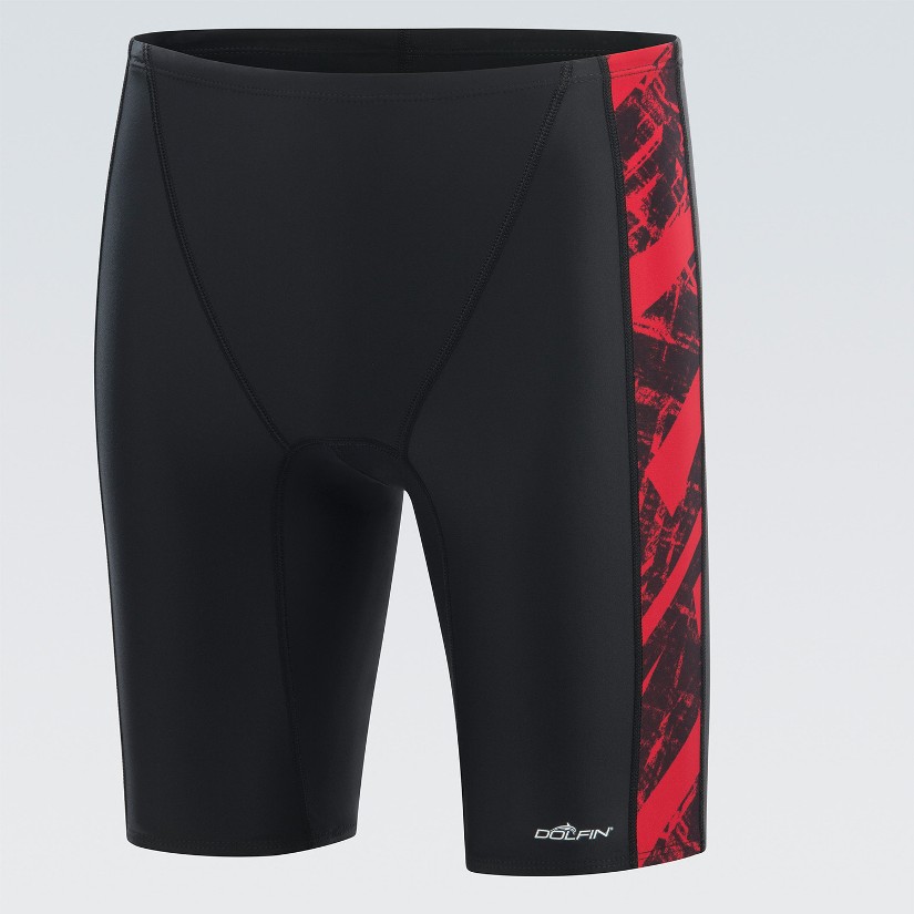 DOLFIN XtraSleek Men's Sliver Spliced Jammer (Red (615))