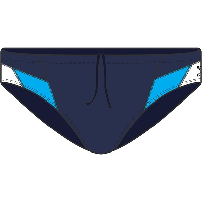 SPEEDO Edge Brief (Navy/Light Blue (427))