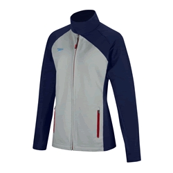 SPEEDO Female Warm-Up Jacket - USA Collection (Navy/Grey (915))