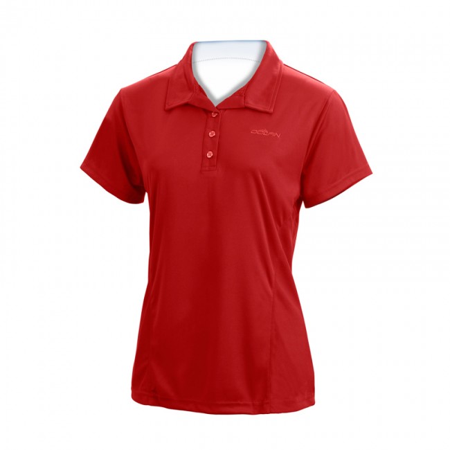 DOLFIN Women's Performance Polo Shirt (Red (250))