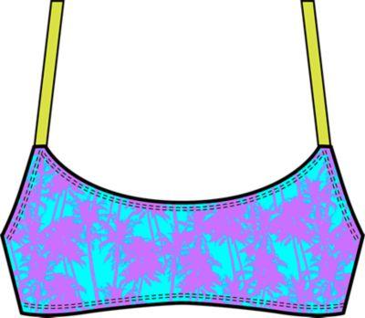 SPEEDO Print Strappy Top (Blue Aster (461))