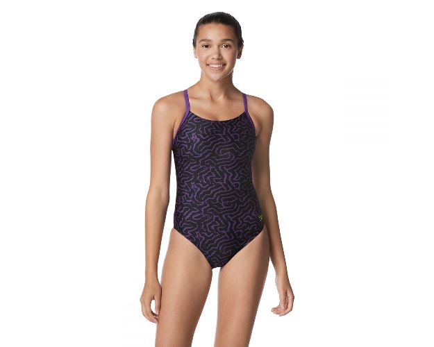 SPEEDO Race Flyback Swimsuit (Speedo Purple (502))