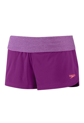 SPEEDO Heathered 4-Way Stretch Short (Vivid Violet (447))