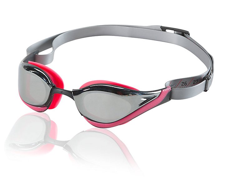 SPEEDO Fastskin Pure Focus Mirrored Goggle (Psycho Red (641))