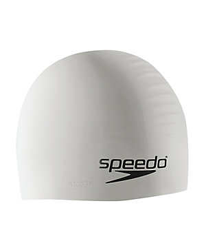 SPEEDO Silicone Swim Cap (White (100))