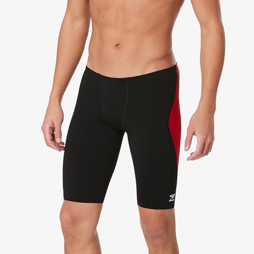 SPEEDO Men's Galactic Highway Jammer Swimsuit (Speedo Red)