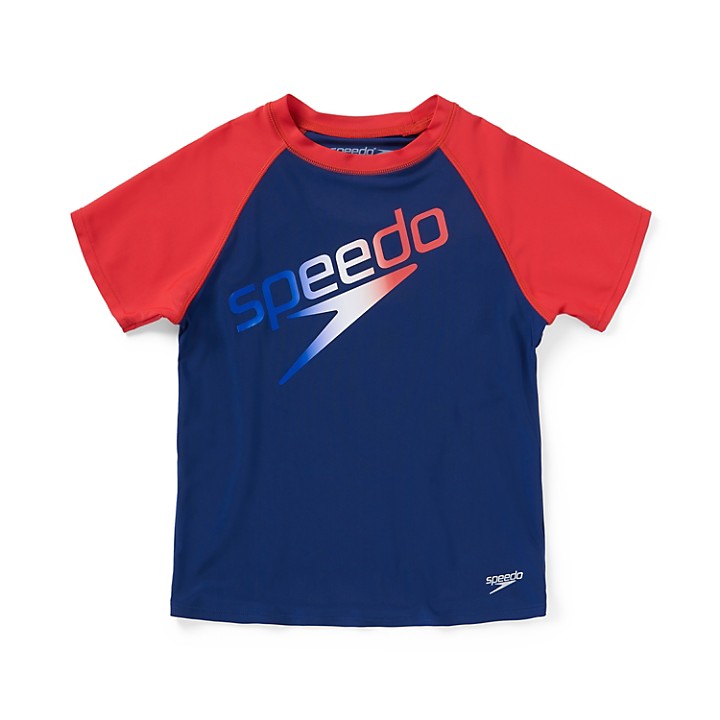 Speedo SHORT SLEEVE SPEEDO LOGO RASHGUARD 