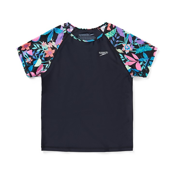 SHORT SLEEVE PRINTED RASH GUARD (Multi (961))