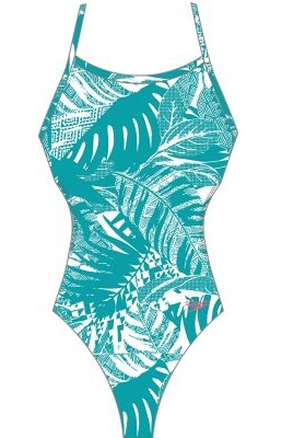 Speedo Turnz Printed One Back (New Turquoise (440))