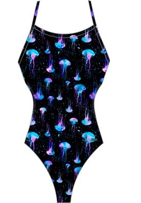 Speedo Turnz Printed One Back (Blk/Blue (976))