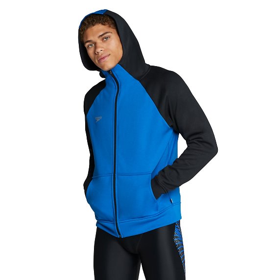 SPEEDO Adult Hooded Warm-Up Jacket - Male (Speedo Blue (431))