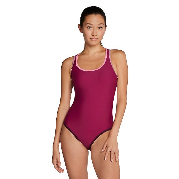 SPEEDO Women's Binding Swimsuit (Raspberry Radia (515))